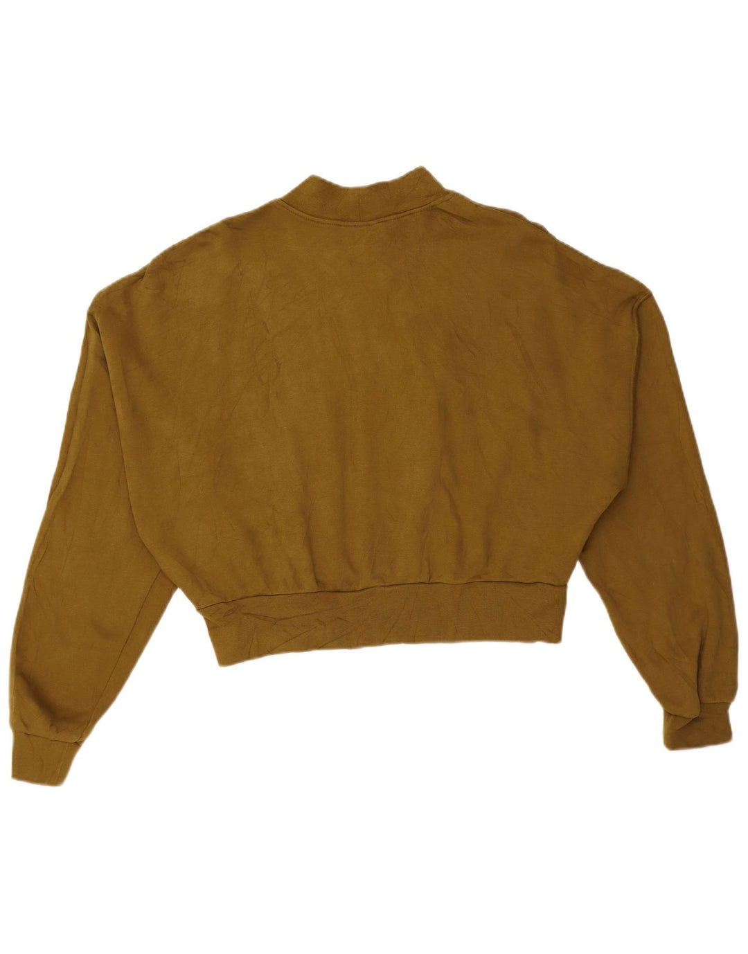 NIKE - Sudadera corta extragrande para mujer, talla 40, algodón caqui mediano