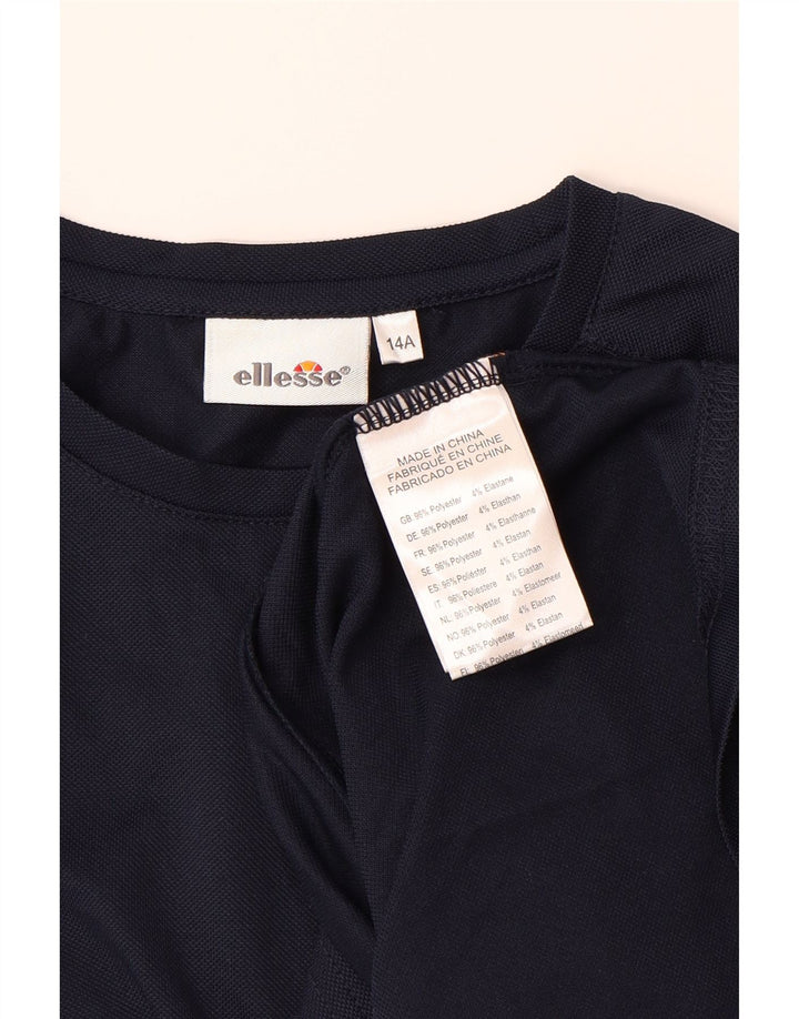ELLESSE Camiseta Niño Top 13-14 Años Azul Marino Poliéster