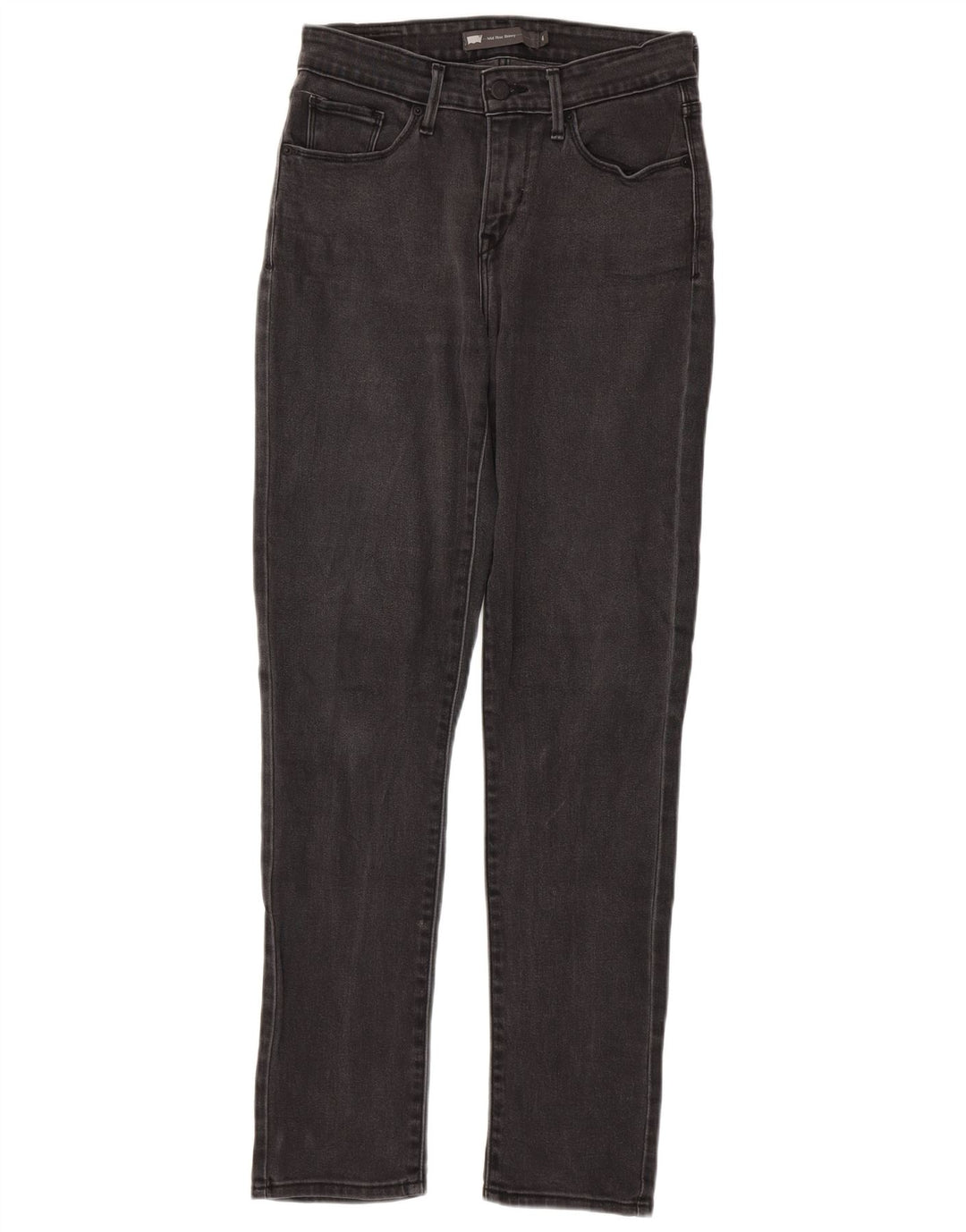 LEVI'S Jeans ajustados de talle medio para mujer US 4 Small W27 L32 Algodón gris