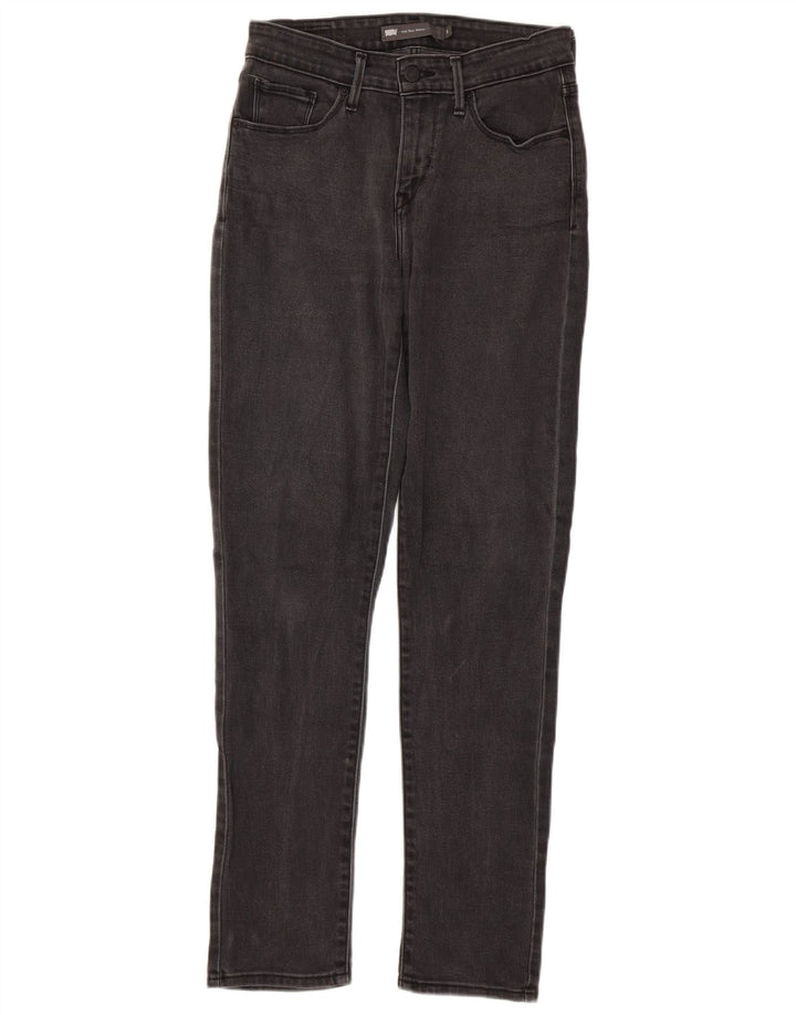 LEVI'S Jeans ajustados de talle medio para mujer US 4 Small W27 L32 Algodón gris