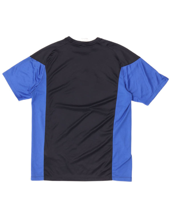 Camiseta Nike Dri Fit Graphic para hombre, talla grande, color azul marino, poliéster