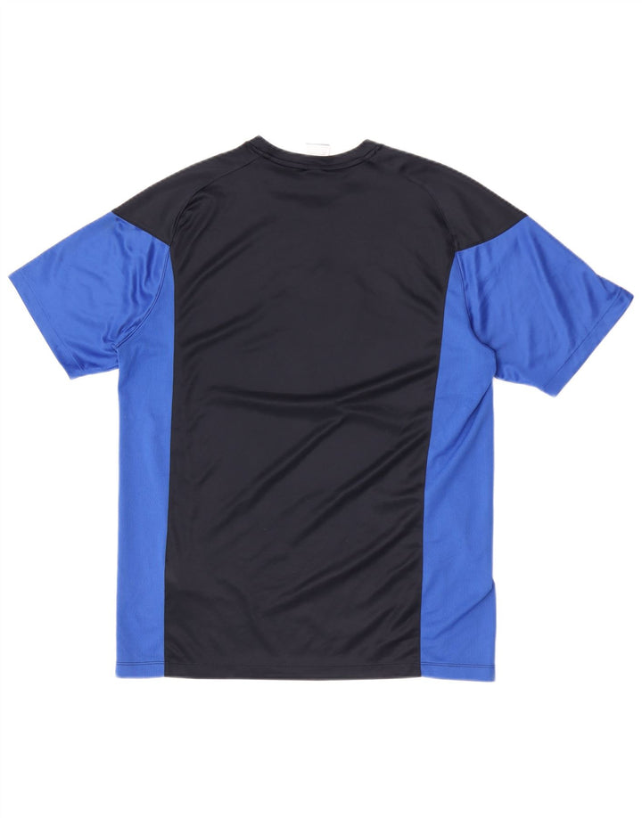 Camiseta Nike Dri Fit Graphic para hombre, talla grande, color azul marino, poliéster