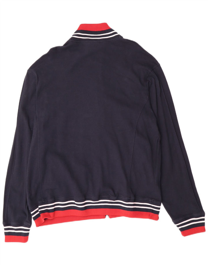 Champion Chaqueta de chándal para hombre, talla 2XL, algodón azul marino