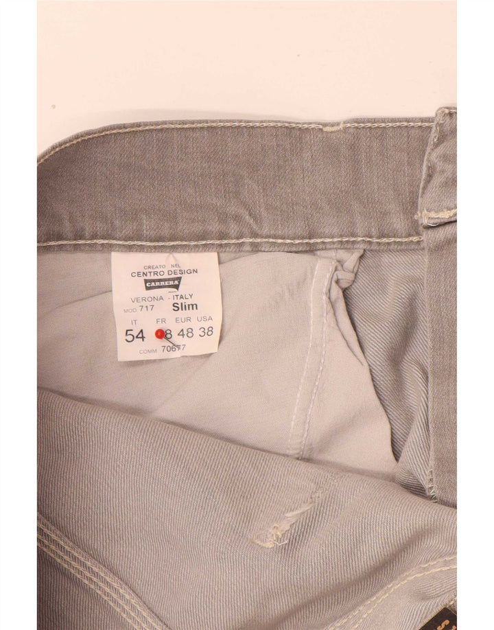 Carrera Mens 717 Slim Jeans W38 L33 Algodón Gris