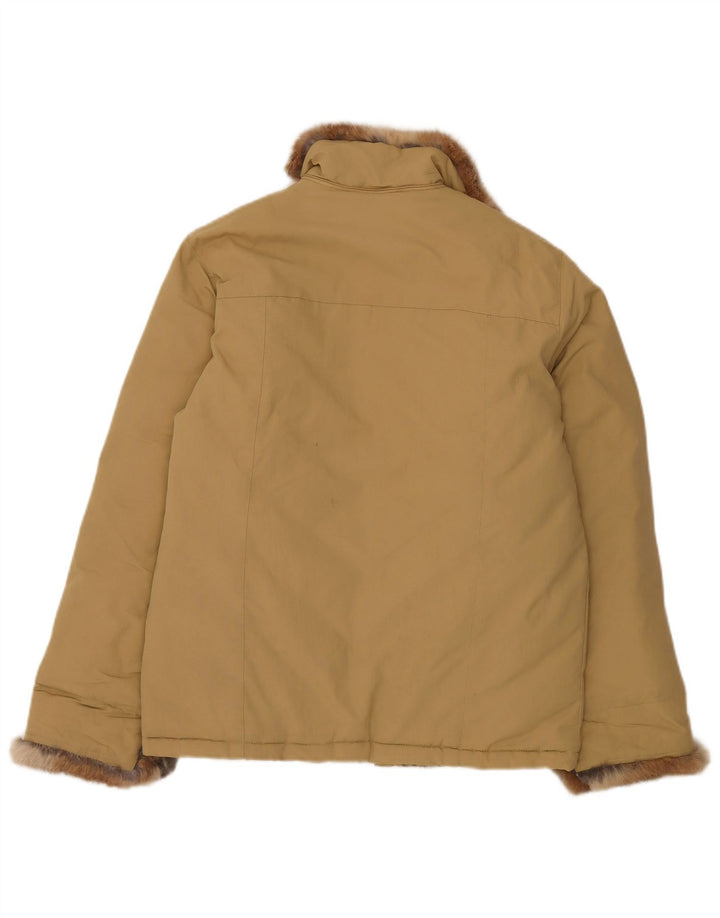 Woolrich Chaqueta acolchada para mujer UK 44 Medium Beige Nylon