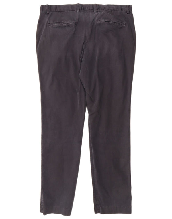 Marks & Spencer Pantalones chinos de corte slim Autograph para hombre W36 L31 Azul marino