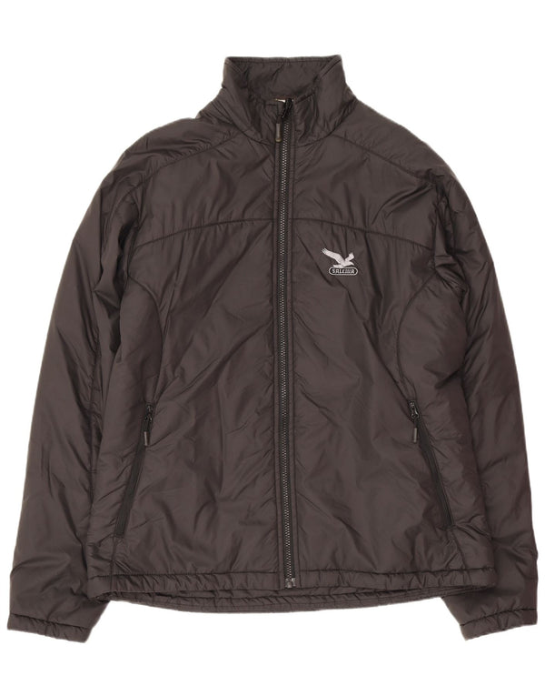 SALEWA Chaqueta acolchada con forro para hombre EU 48 Medium Negro Poliamida Deportiva