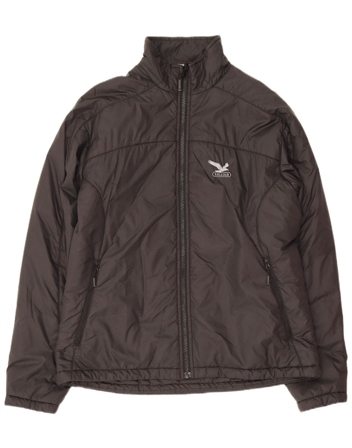 SALEWA Chaqueta acolchada con forro para hombre EU 48 Medium Negro Poliamida Deportiva