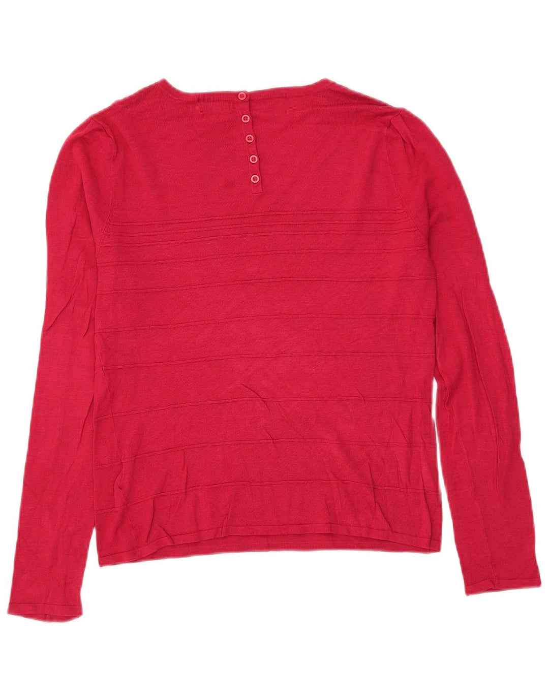 Phase Eight Suéter tipo jersey con cuello barco para mujer, talla 44, talla mediana, color rosa a rayas