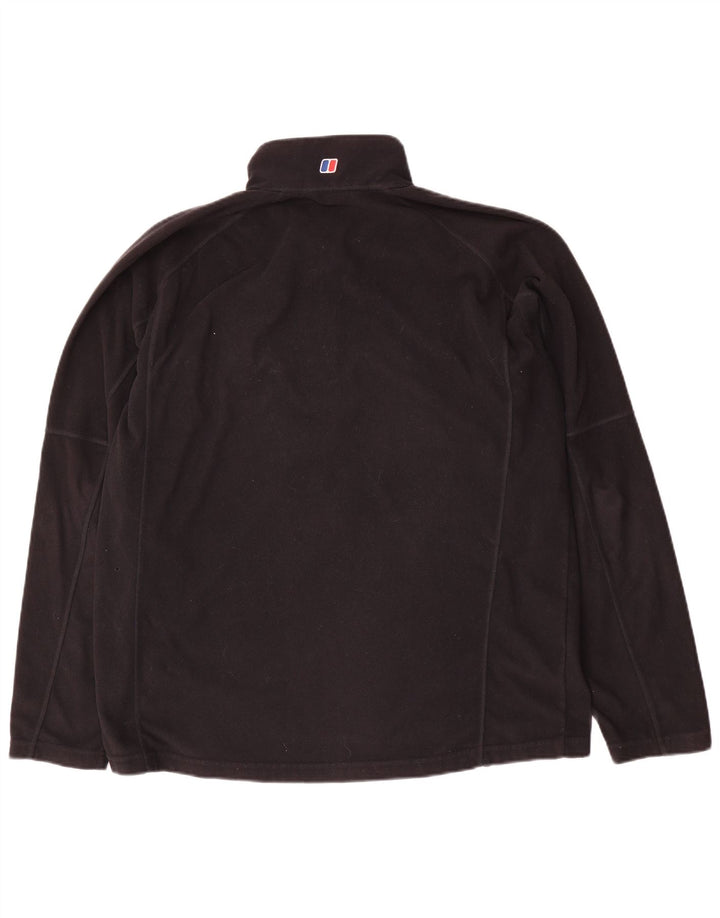 Berghaus Jersey Polar Hombre con Cremallera y Cuello XL Poliéster Negro