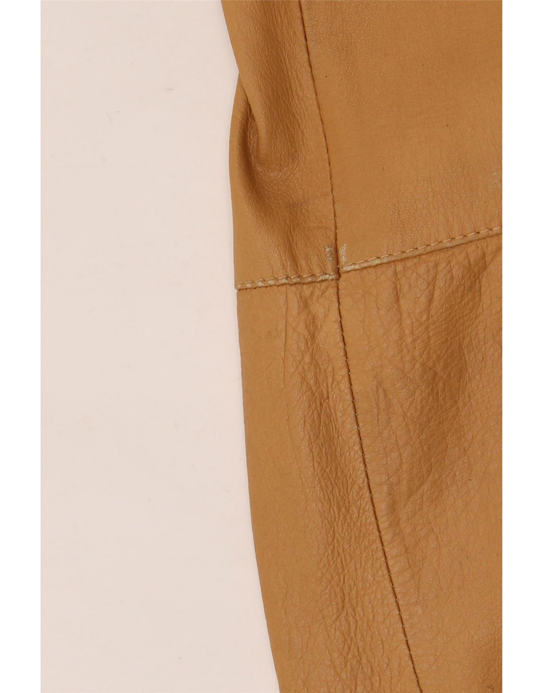 Essebi Chaqueta Bomber de Cuero para Hombre IT 56 3XL Cuero Beige