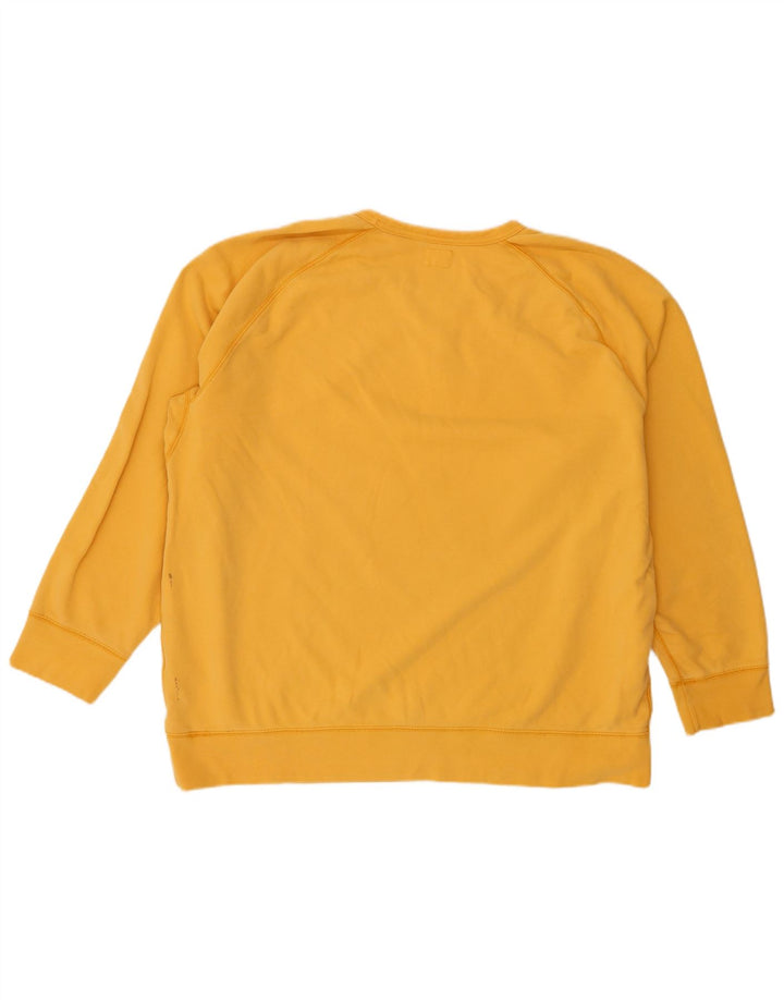 Levi's Sudadera extragrande para mujer UK 20 2XL Algodón amarillo