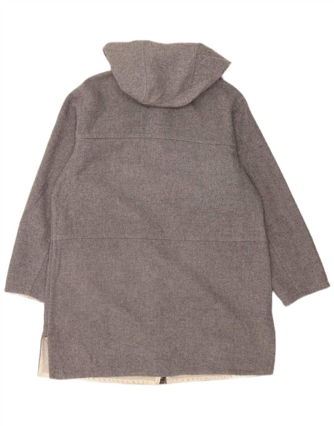 Tommy Hilfiger Abrigo con capucha para mujer UK 18 XL Lana gris