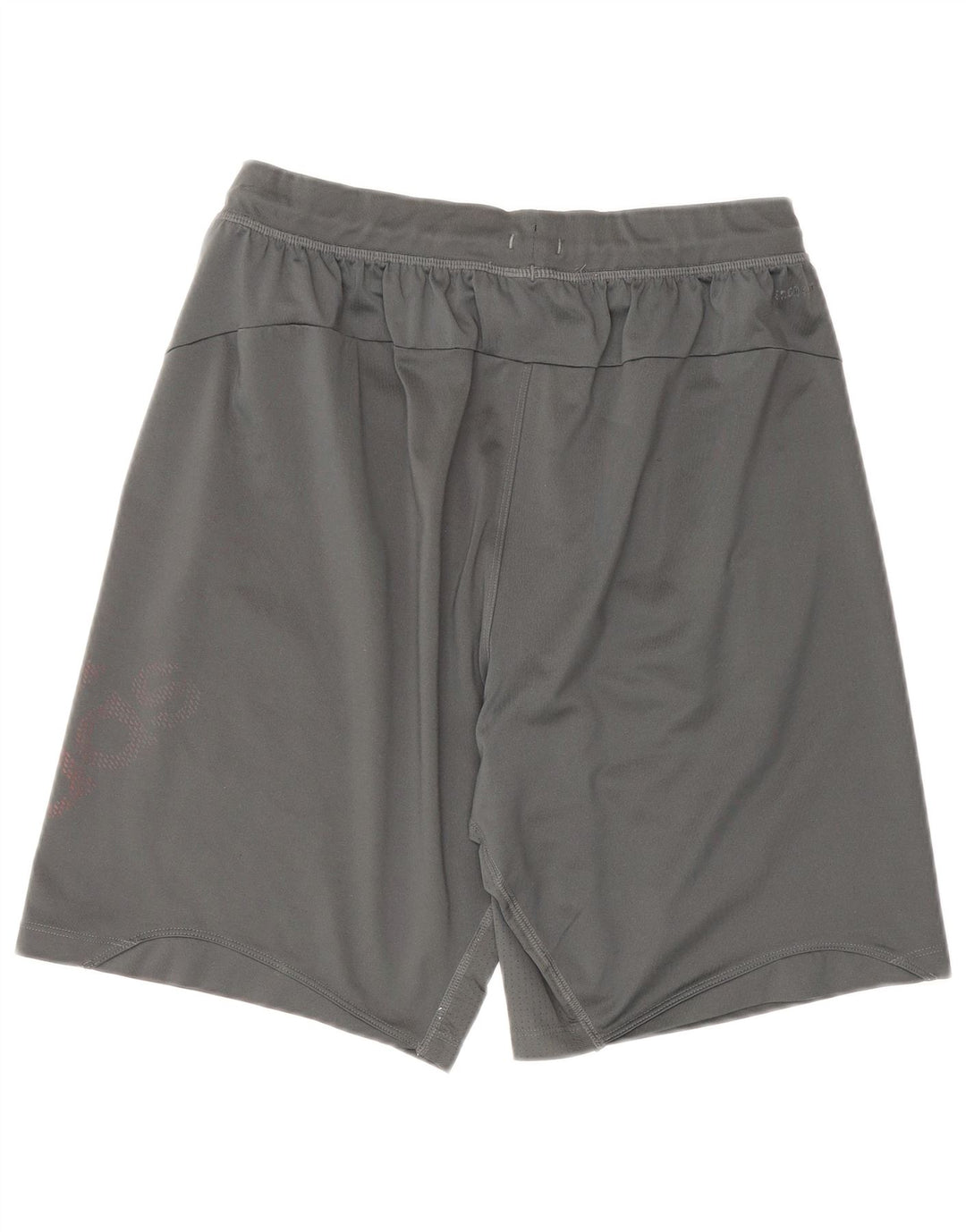 Adidas Mens Graphic Sport Shorts Pequeño Gris Poliéster