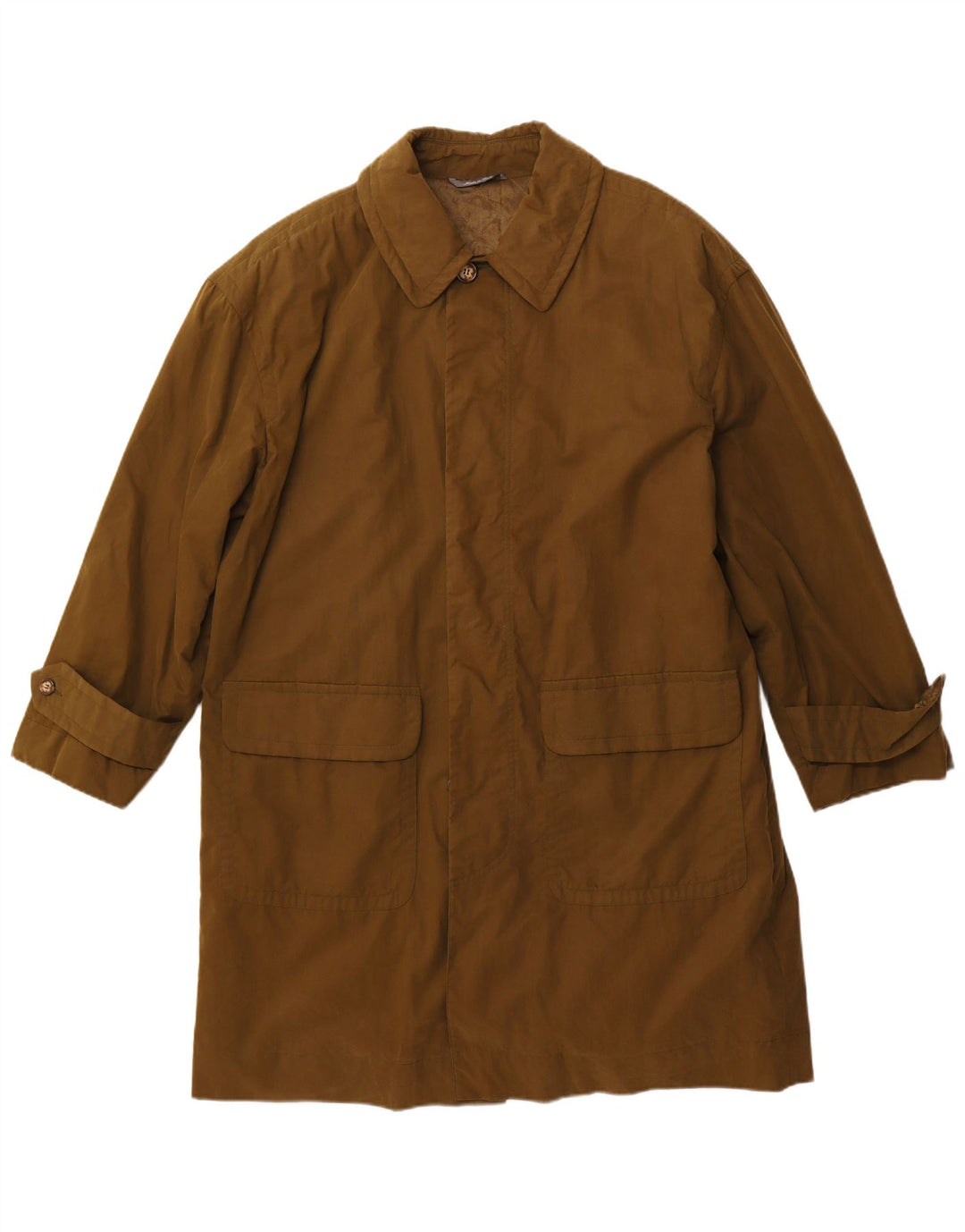 BYBLOS Abrigo para hombre IT 50 Algodón caqui grande