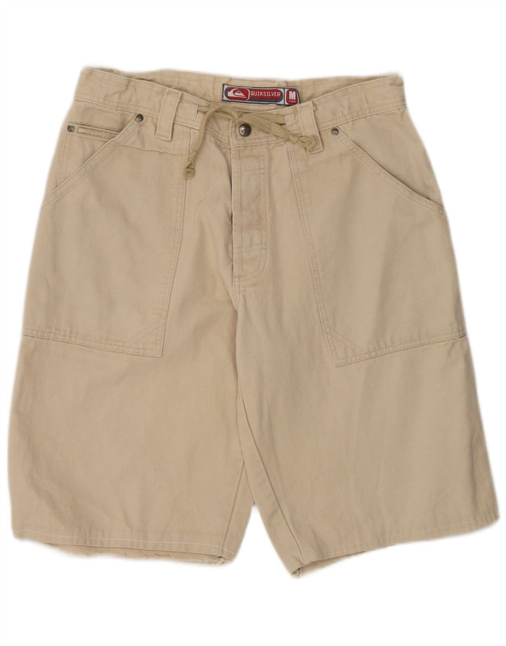 Quiksilver Pantalones cortos casuales para hombre medianos W32 Beige