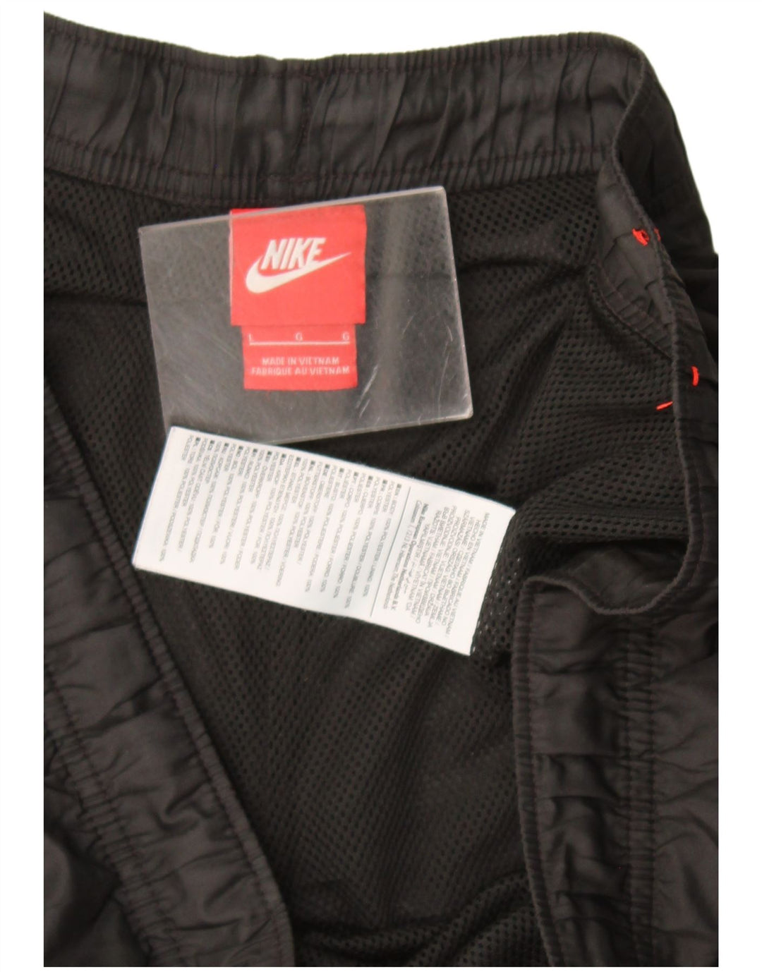 Nike Mens Graphic Sport Shorts Grande Poliéster Negro