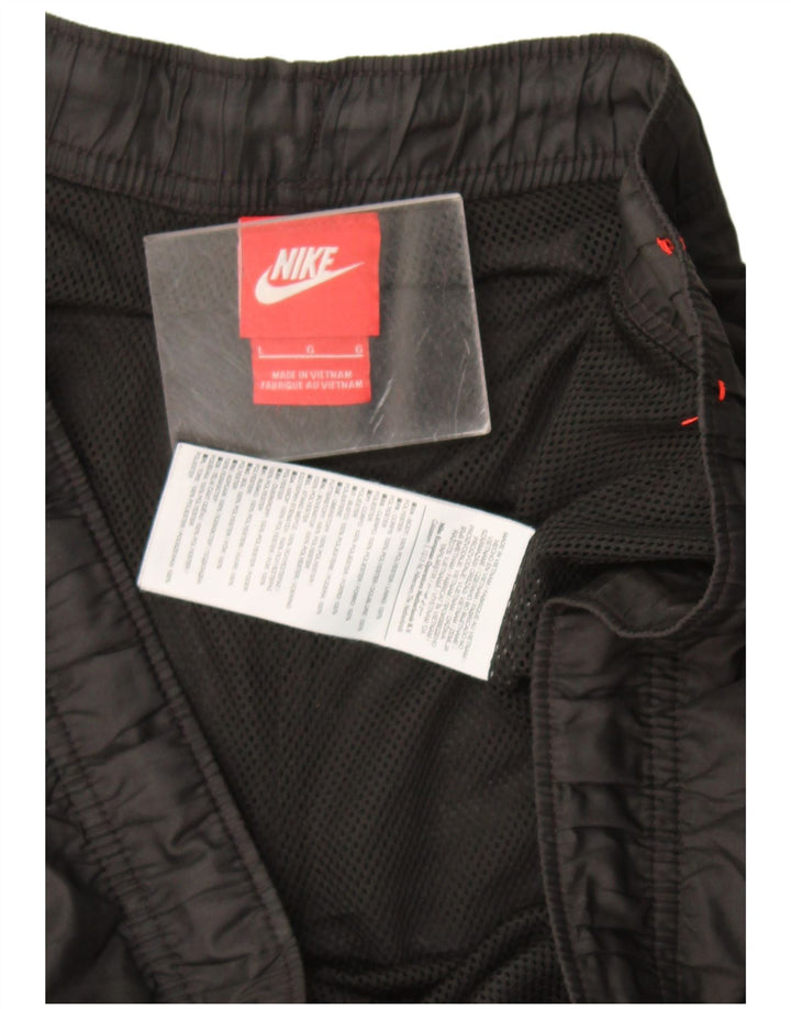 Nike Mens Graphic Sport Shorts Grande Poliéster Negro