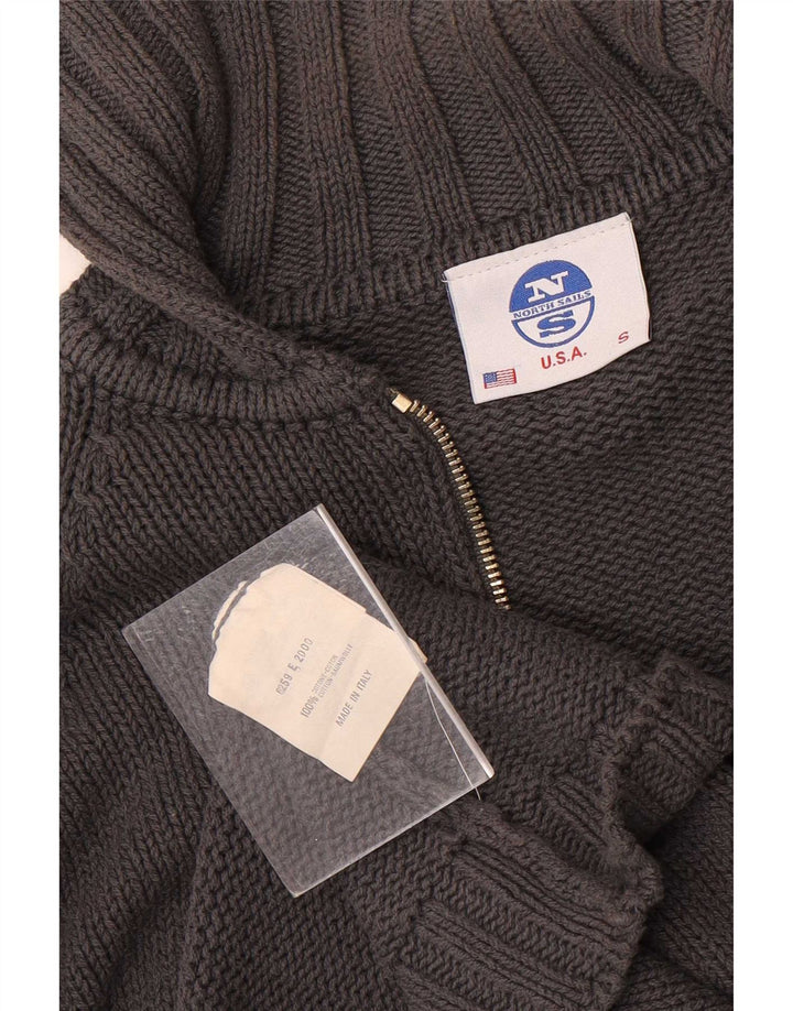 North Sails Cárdigan Con Cremallera Completa Para Hombre Pequeño Algodón Gris