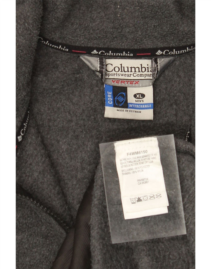 COLUMBIA Chaqueta polar para hombre ES 42 XL Gris Colorblock Poliéster