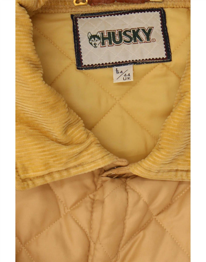 Husky Chaqueta acolchada para hombre UK 44 2XL Beige Nylon