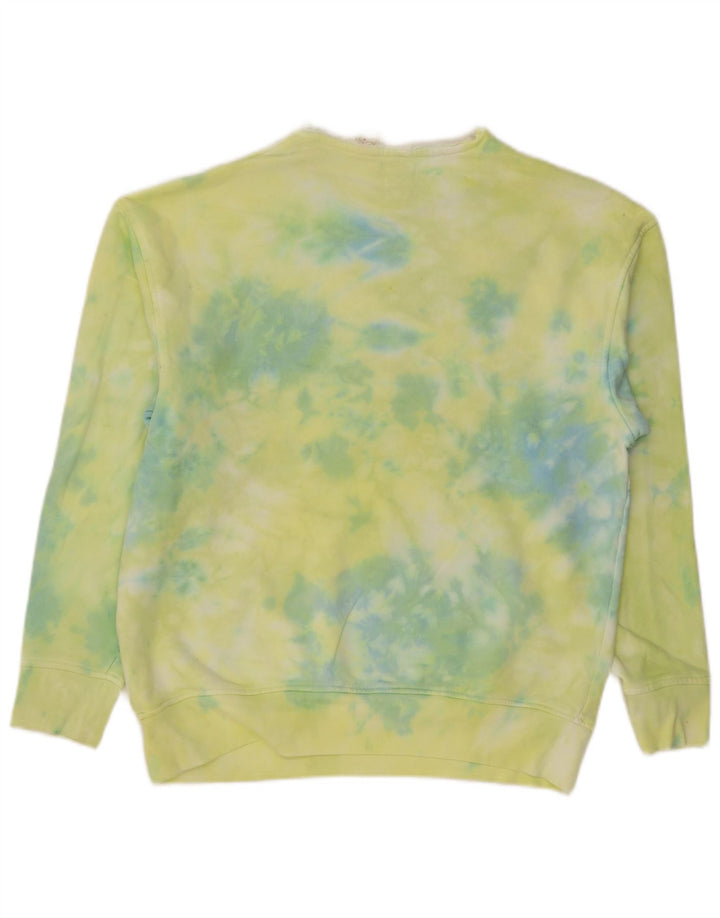 Levi's Hombre Sudadera Relaxed Graphic Jumper De Algodón Tie Dye Verde Medio