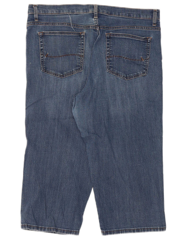 Vaqueros Capri De Corte Relajado Y Talle Alto Para Mujer Lee W36 L20 Azul