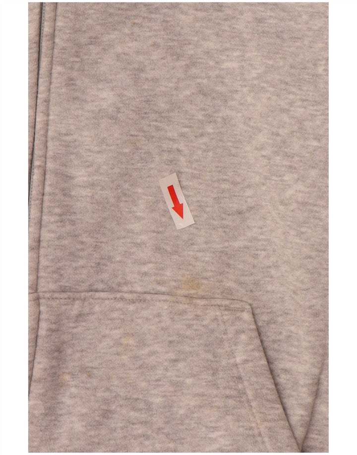 Puma Mujer Chándal Top Chaqueta UK 14 Grande Gris Algodón