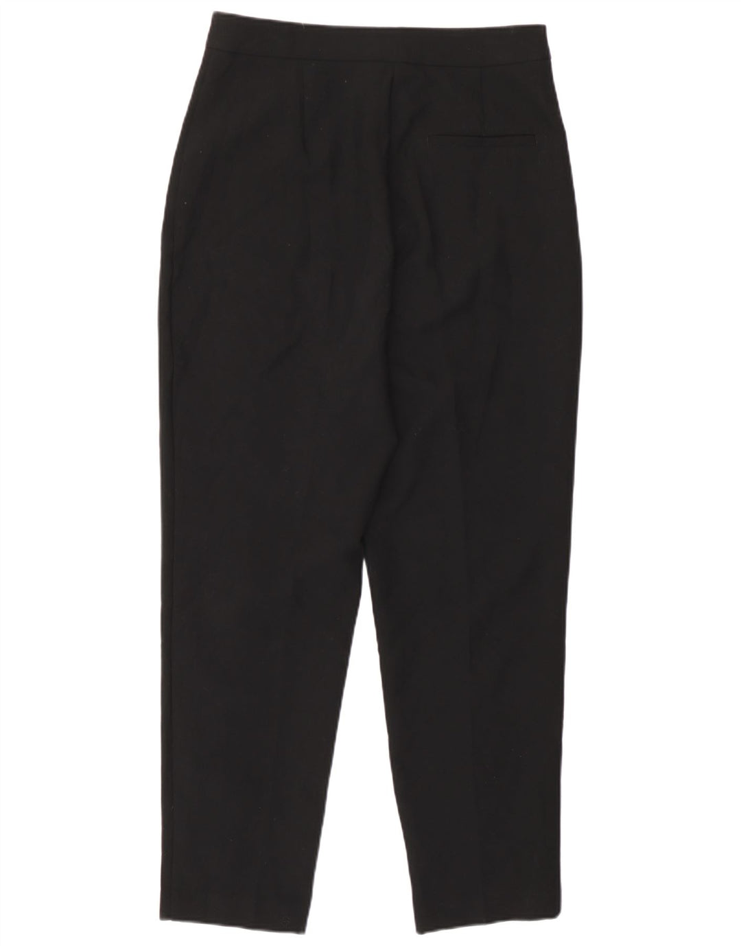 Zara Mujer Pantalones Cortos Tapered Medium W28 L23 Poliéster Negro