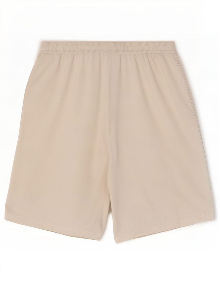 Nike - Pantalones cortos deportivos Dri Fit para hombre, poliéster a rayas blancas grandes