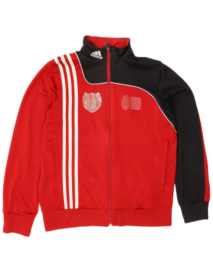 ADIDAS Chaqueta de chándal para niño 13-14 años Rojo Colorblock Poliéster