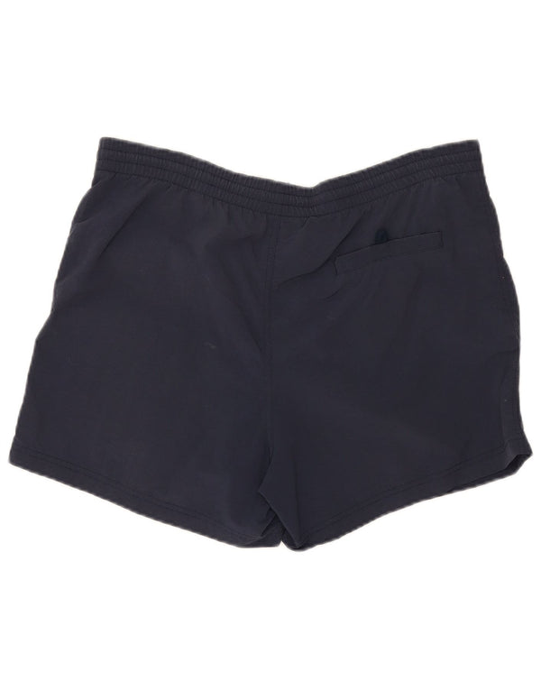 Kappa - Pantalones cortos deportivos para hombre, talla grande, nailon azul marino