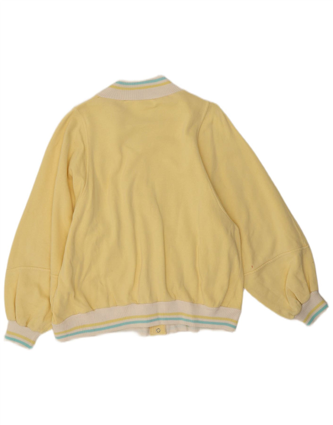 James Dillon - Chaqueta de chándal para hombre (algodón con bloques de color amarillo grande)