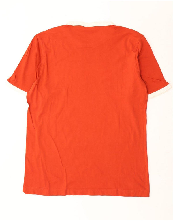Puma - Camiseta gráfica para hombre, talla grande, algodón naranja