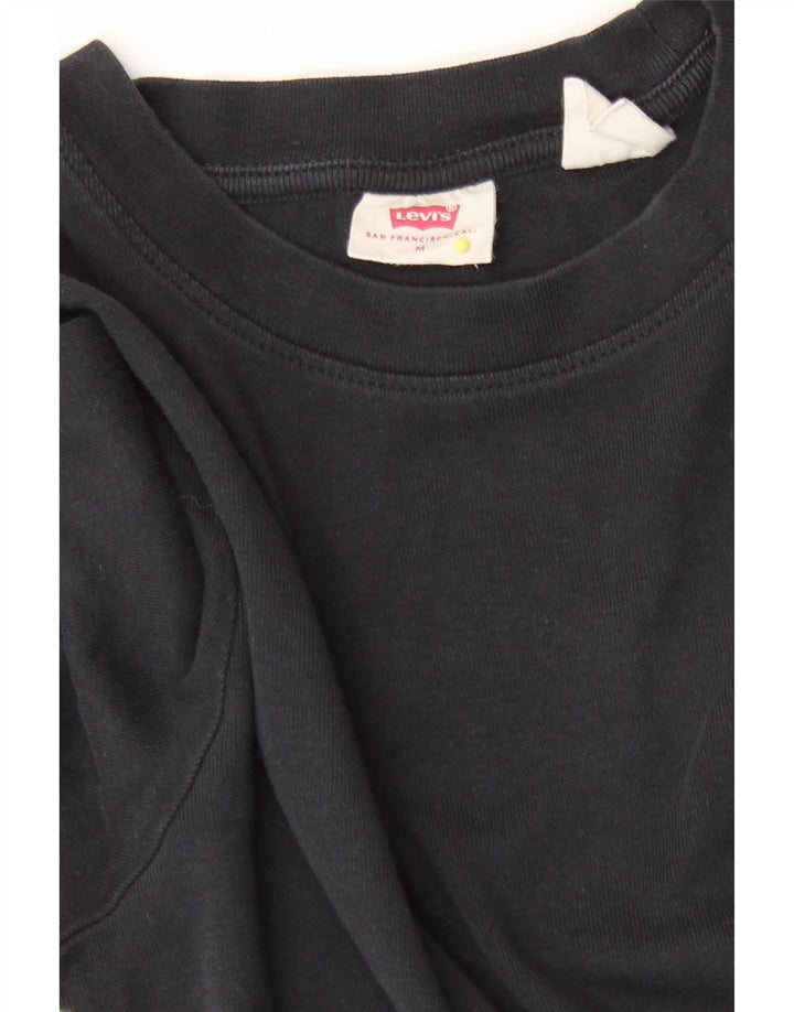 Levi's Top de manga larga para mujer UK 42 Mediano Negro