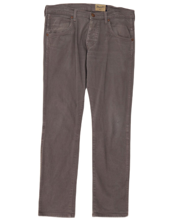 Wrangler Jeans Spencer Slim Straight para Hombre W32 L32 Algodón Gris