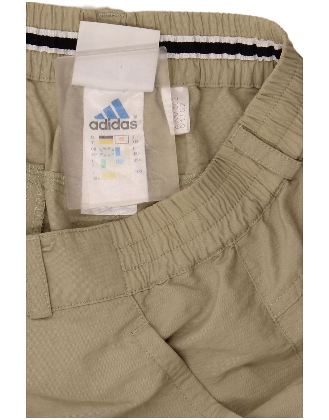 Adidas Hombre Chino Shorts W36 Large Beige Poliamida