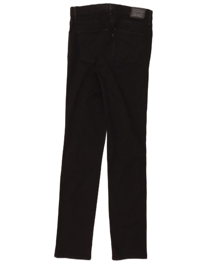 Levi's Vaqueros Slim Adelgazantes Mujer W31 L34 Algodón Negro