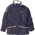 Fila Chaqueta de esquí para hombre grande poliéster azul marino