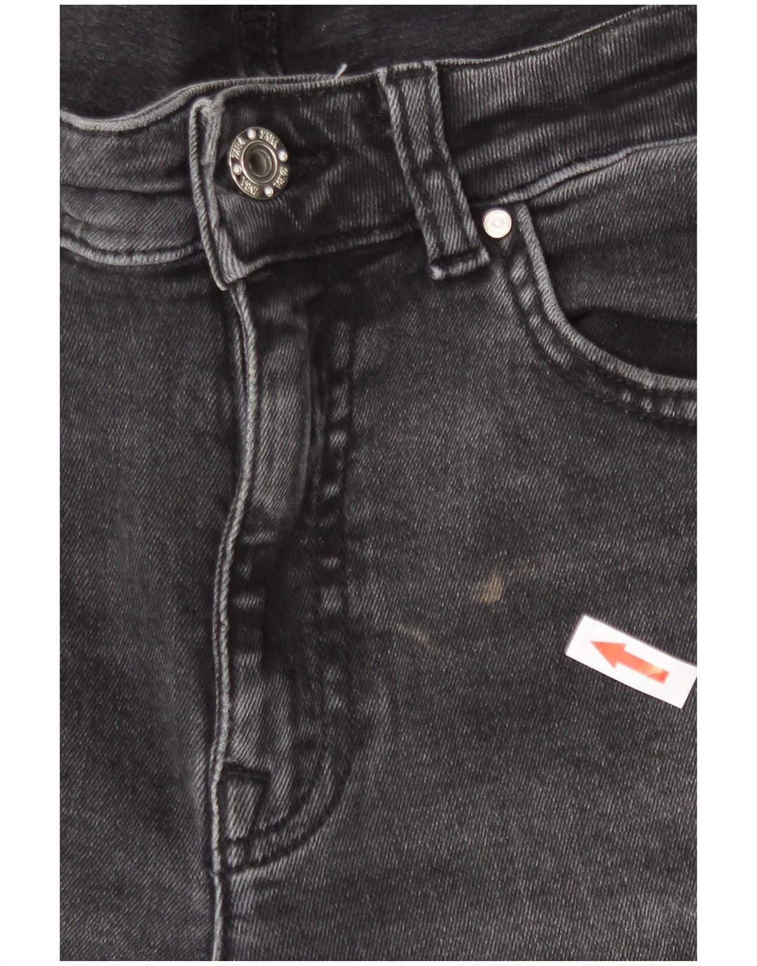 Zara Jeans Slim para Mujer EU 42 Large W32 L26 Gris