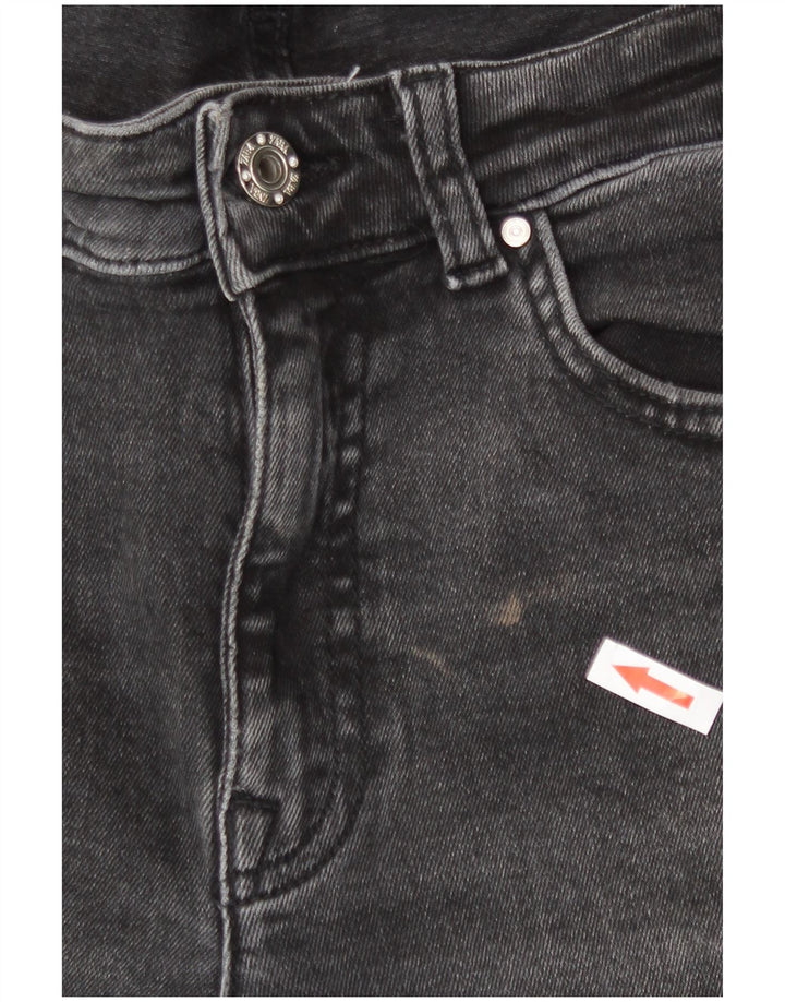 Zara Jeans Slim para Mujer EU 42 Large W32 L26 Gris