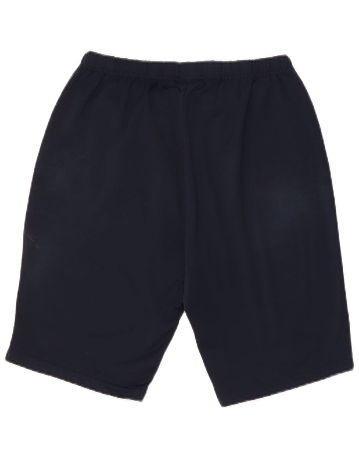 Asics - Pantalones cortos deportivos para hombre, talla grande, azul marino