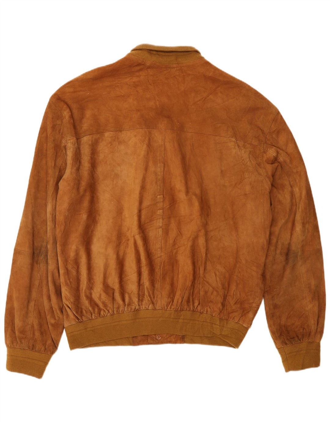 Vintage hombres ante bomber chaqueta IT 56 3XL ante marrón