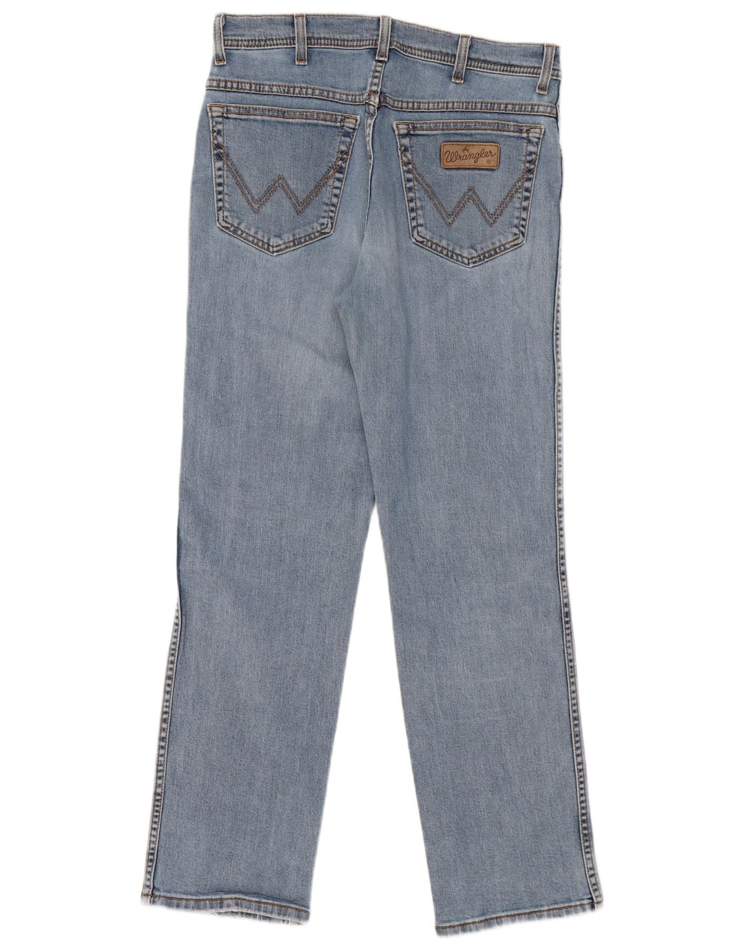 WRANGLER Vaqueros rectos elásticos Texas para hombre W33 L30 Algodón azul