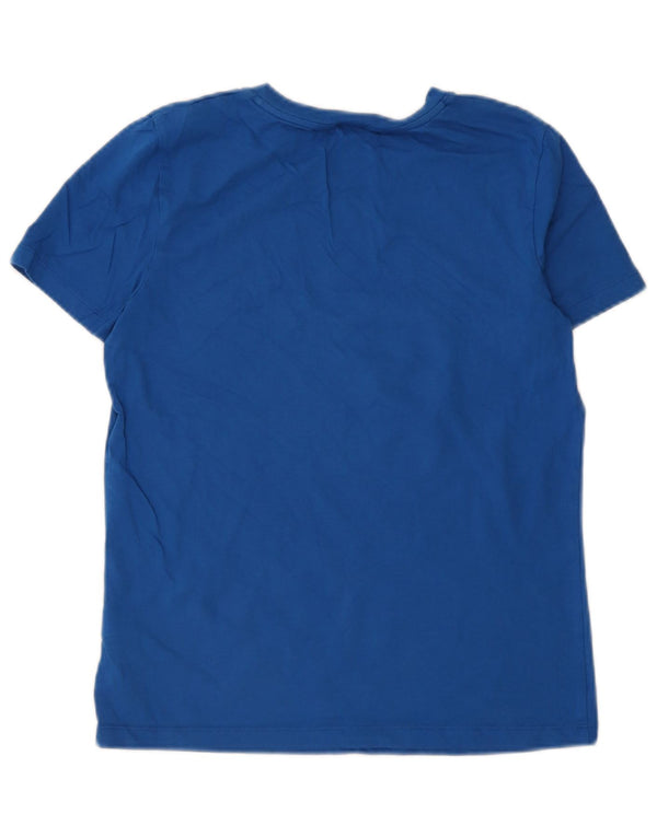 Tommy Hilfiger Camiseta gráfica para hombre Top Small Blue Cotton