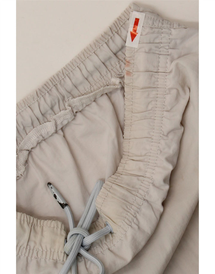 Zara Hombre Bañador Shorts Grande Nylon Blanco