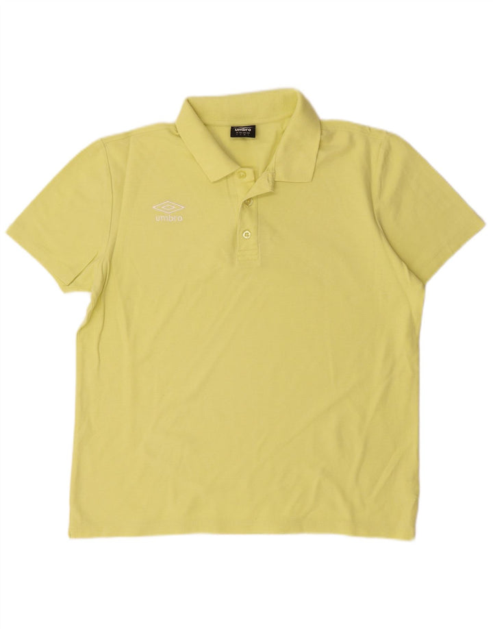 UMBRO Polo Hombre Grande Amarillo Algodón