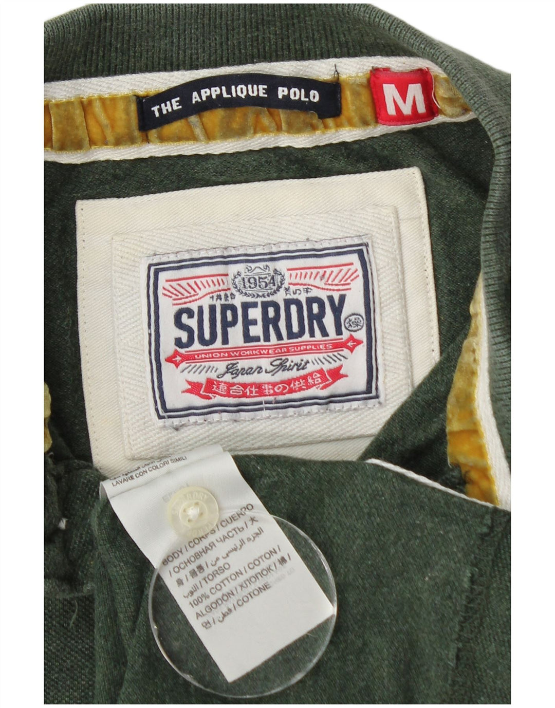 Superdry Polo Gráfico De Algodón Verde Medio |
