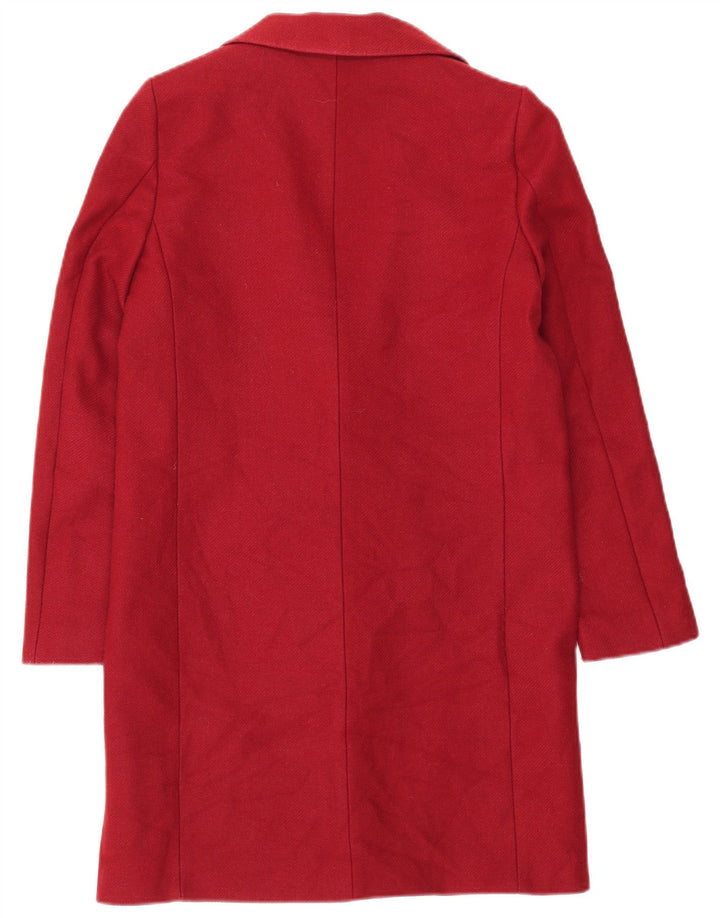 Zara Mujer Abrigo Reino Unido 12 Medio Rojo