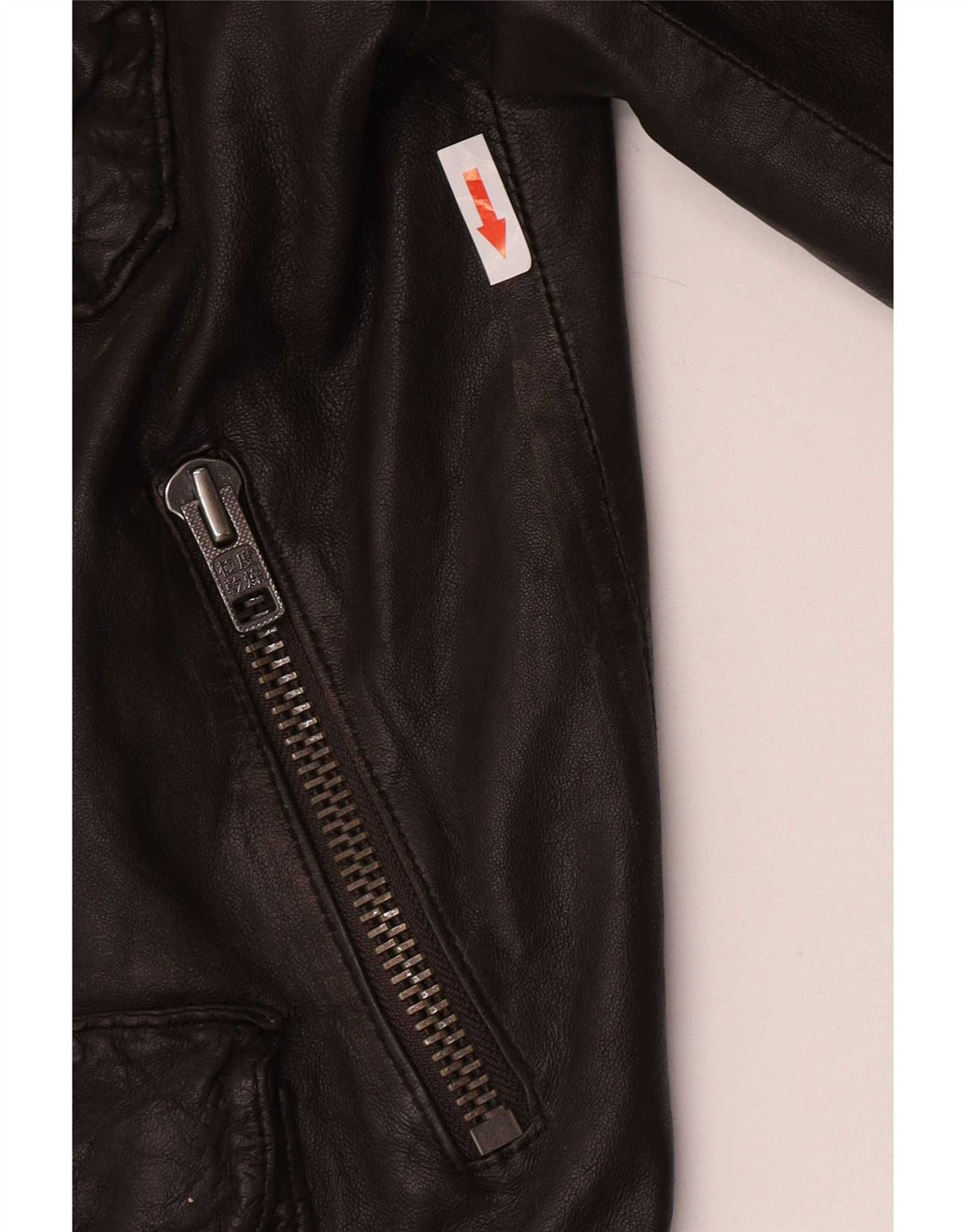Superdry Chaqueta de cuero militar para hombre ES 42 XL Marrón